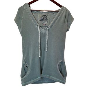 GAP Gray Cap Sleeve Relaxed Sweatshirt, Women’s size Medium